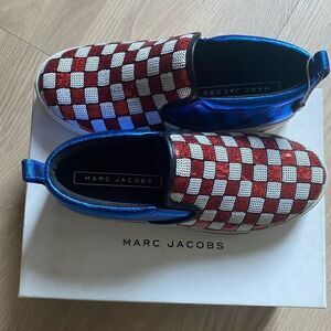 Marc Jacobs checkerboard slipons 